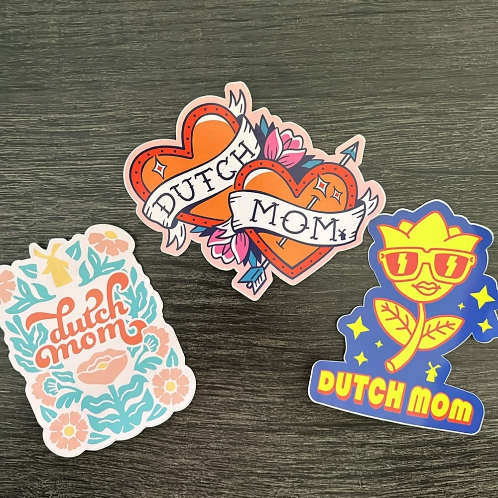 Dutch Bros - Dutch Mom Stickers